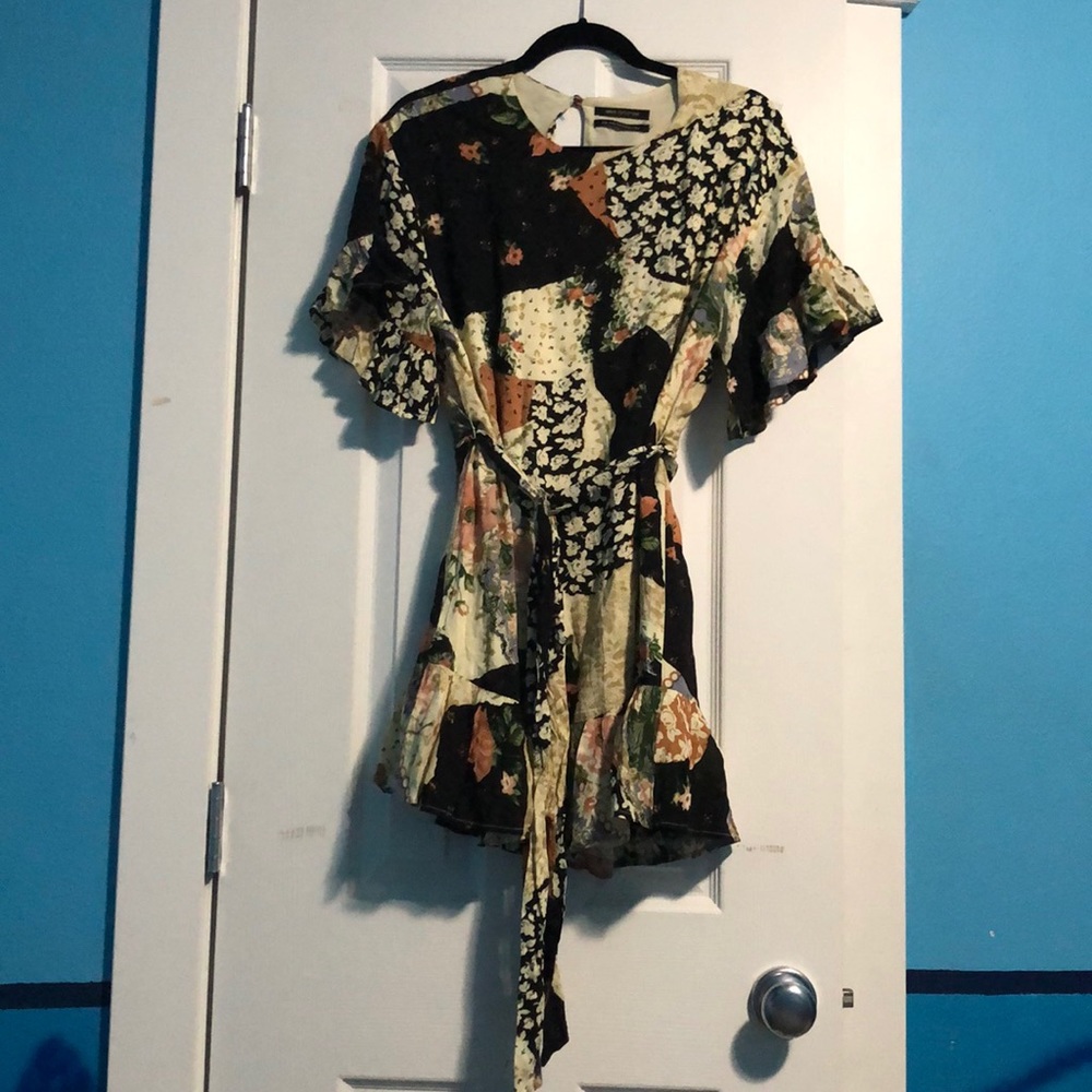 Women’s floral, quilted urban outfitters dress